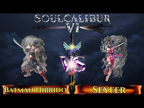 Soul Calibur VI - Online ranked - Batman Hibrido (Mitsurugi) VS Seyfer (Taki)