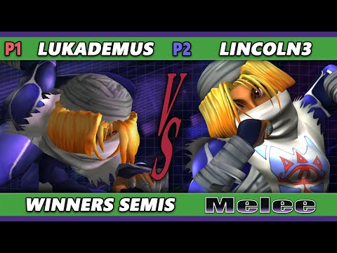 S@X 456 Winners Semis - Lukademus (Sheik) Vs. lincoln3 (Sheik) Smash Melee - SSBM