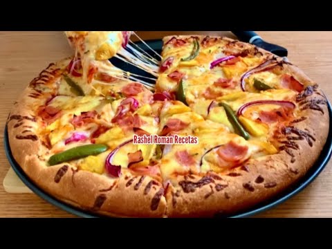 HOW TO MAKE A FLUFFY, EASY, AND DELICIOUS HOMEMADE PIZZA 😋🍕