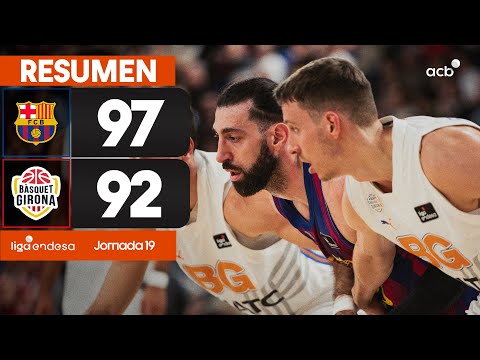 Barça - Bàsquet Girona (97-92) RESUMEN | Liga Endesa 2025-26