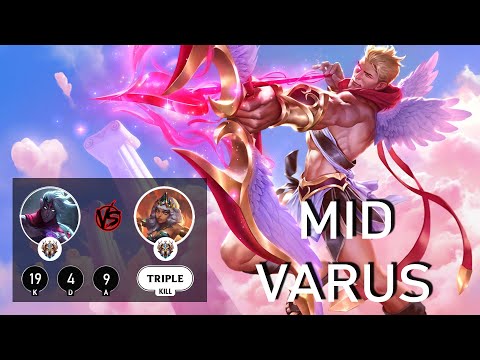 Varus Mid Vs Qiyana - VN Dark Challenger - Patch 10.1