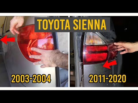 Toyota Sienna Tail Light Replacement (Bulbs or Assembly)