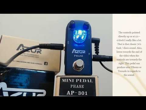 AZOR Phaser Guitar Effects Pedal Pure Analog