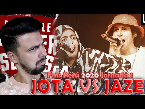REACCIONO A LA GRAN BATALLA JOTA VS JAZE - FMS PERU 2020 Jornada 1 - A PERÚ SE LE RESPETA!✋😉