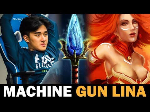 ABED MACHINE GUN LINA  - CRAZY SPELL DAMAGE WITH NEW FLAME CLOAK ABILITY | DOTA 2 Gameplay