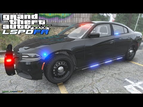 GTA 5 Live PD - High Speed Pursuit With Motorcycle - Unmarked Dodge Charger - Night Patrol