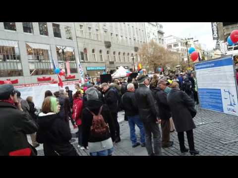 17.11.2016 Můstek SPD Pepa Nos Země je kulatá