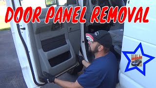 How to REMOVE a DOOR PANEL, Ford