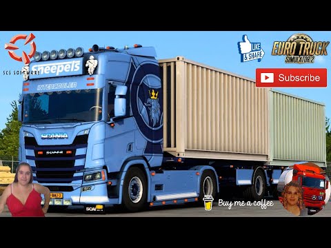 Euro Truck Simulator 2 (1.46) Scania R500 Sneeples by Platinum Design Caspian Customs + DLC's & Mods
