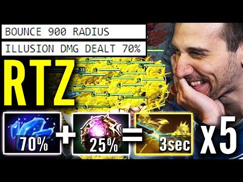ARTEEZY [Phantom Lancer] WTF Octarine Core Build? MOST CANCER Shard 70% Illusion Dmg 7.29 Dota 2 Pro