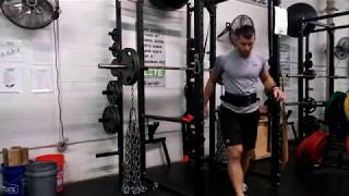 225 Pound Squats With 160 Pounds of Chains