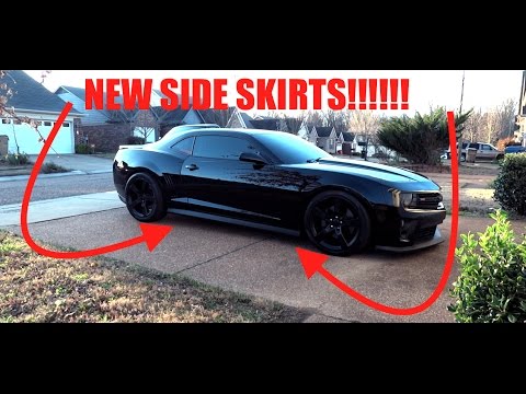 How To: Camaro ZL1 Rocker Panel(Side Skirts) Install