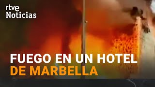 Un MUERTO y NUEVE HERIDOS en el INCENDIO de MARBELLA, Málaga | RTVE