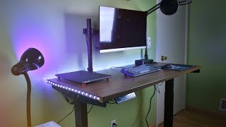 Building my new sit stand desk! | Fezibo Unboxing, Setup & Review