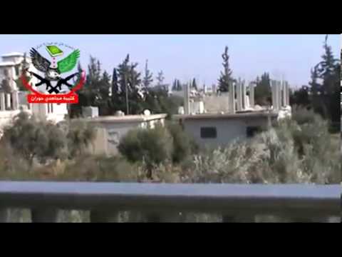 استهداف  قوات النظام من قبل كتيبة مجاهدي حوران في اللواء 82 في محافظة درعا