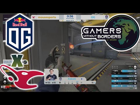 Aleksib ON FIRE! 🇪🇺 OG vs 🇪🇺 Mousesports NUKE HIGHLIGHTS - Gamers Without Borders 2020 Semi-Final