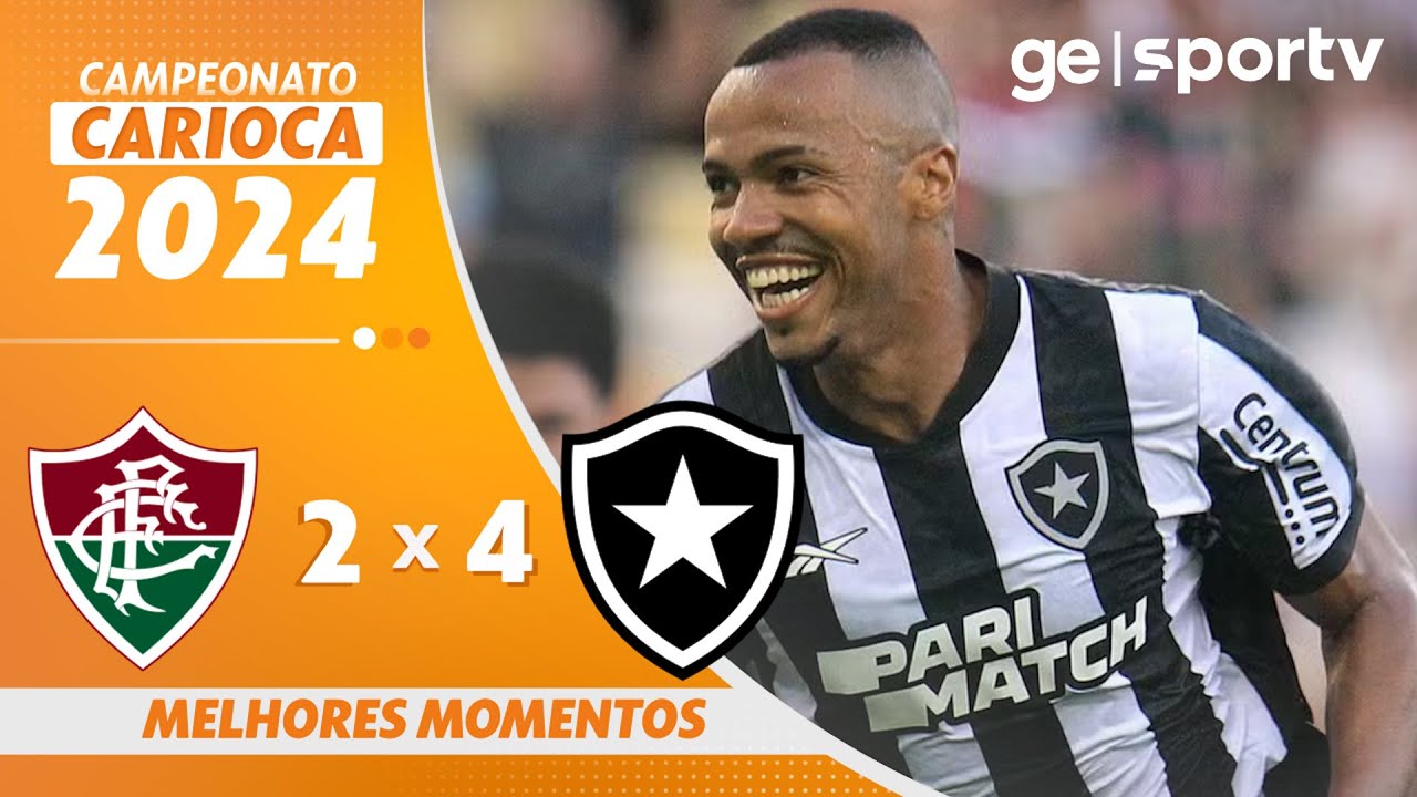 VÍDEO | Gols e melhores momentos da vitória do Botafogo sobre o Fluminense por 4 a 2 no Maracanã