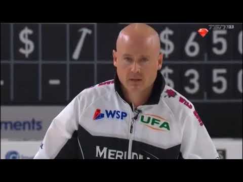 Angle raise by Kevin Koe (2017 Pinty's Skins Game)