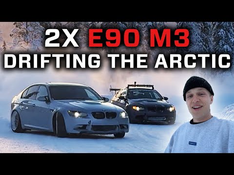 2x BMW M3 E92 VS. THE ARCTIC - INSANE STREETDRIFTS AND TANDEMS IN SNOW
