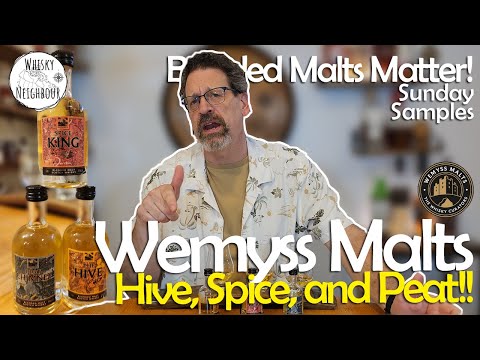 Wemyss Malts - The Hive, Spice King, Peat Chimney Blended Malt Scotch