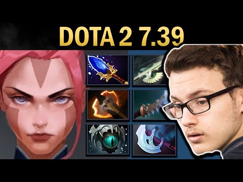 Anti-Mage Gameplay Miracle with 1000 GPM and Halberg - Dota 7.39