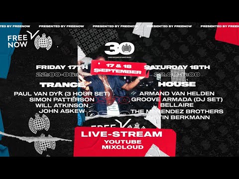 Three Decades of Dance: Live From Ministry of Sound | Presented by Free Now