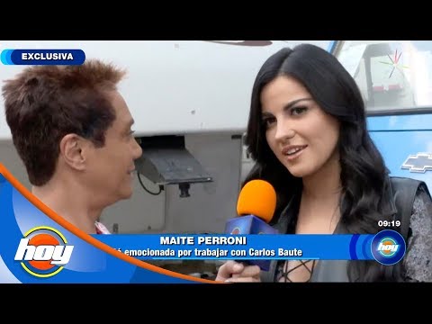 Carlos Baute y Maite Perroni hacen dueto | Desayunando y Chismeando | Hoy