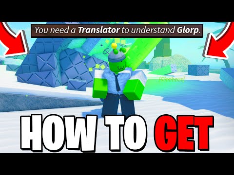 How To GET TRANSLATOR TO UNDERSTAND GLORP ALIEN In Fisch! (DR CROOKSPINE LOCATION) Roblox