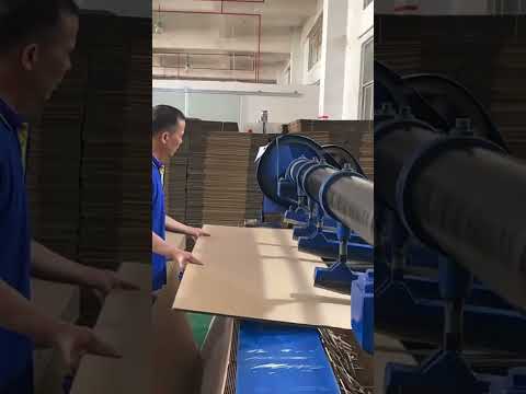 Производство картонных коробок на производстве #китай #оптовыйпоставщик #карго