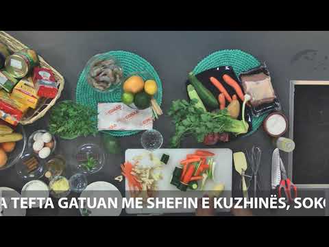 Te gatuajme me Zonjen Tefta PJ1 Kondrafileta Gici me perime, Antipaste, Qershi me vere te embel