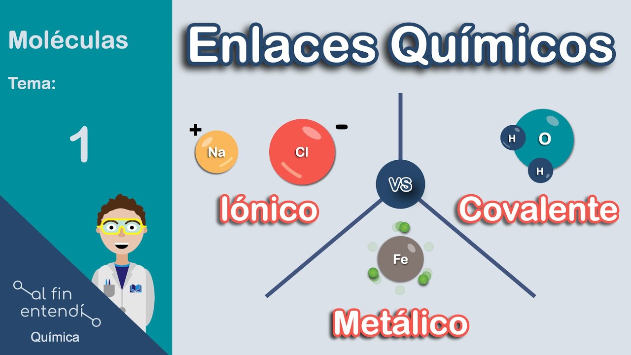 ¿Qué debo saber sobre los enlaces químicos?