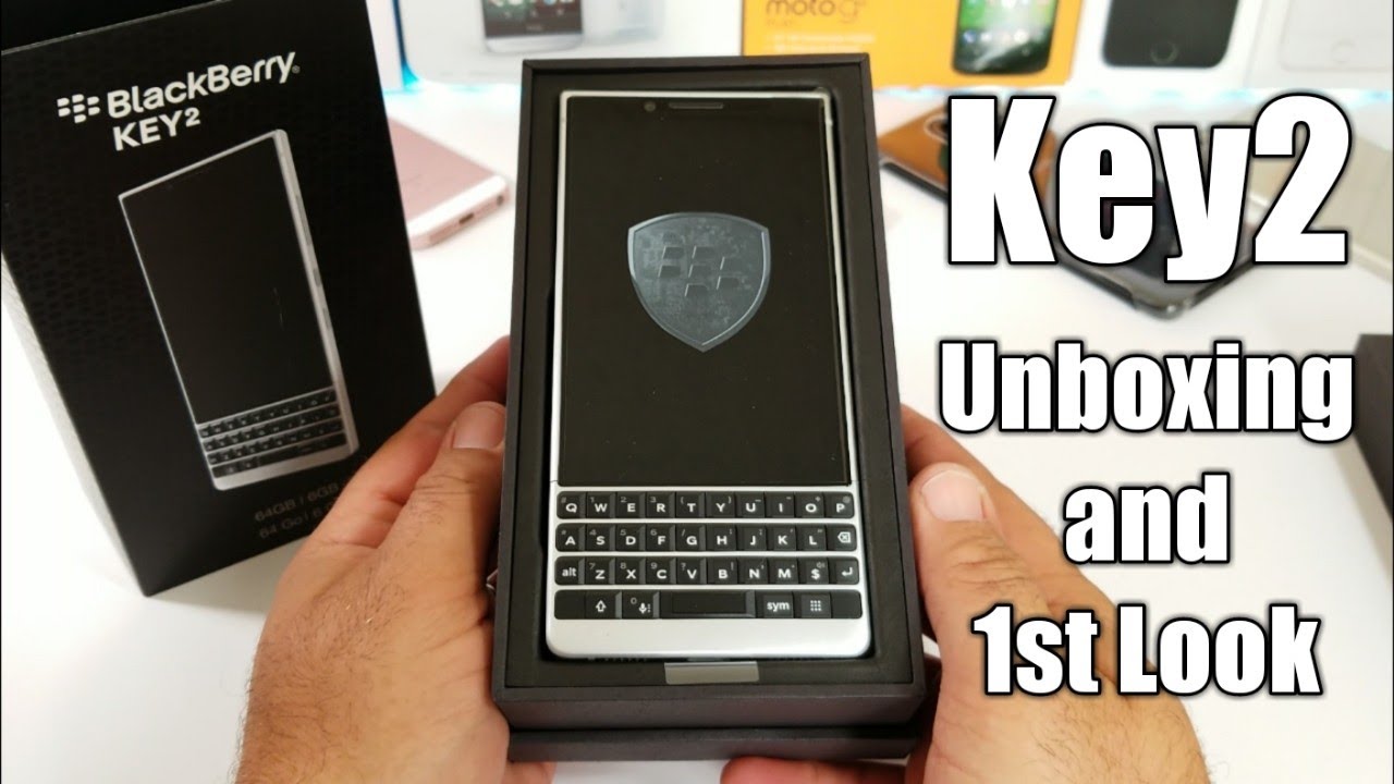 BlackBerry KEY2 Unboxing and 1st Look