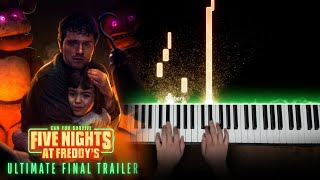  - Five Nights At Freddy's Movie - ULTIMATE FINAL TRAILER Theme (Piano Cover)