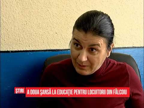 Second chance at education for the residents of Fălcoiu