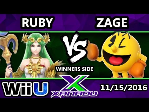 S@X 176 - Ruby (Palutena, Peach) Vs. Zage (Pac-Man) - SSB4 Tournament - Smash for Wii U - Smash 4