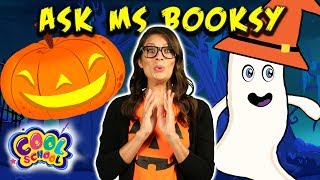 All About Halloween - Candy, Ghosts, Costumes & More! | #AskMsBooksy with Ms. Booksy at Cool School