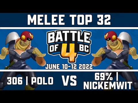 306 | Polo vs 69% | Nickemwit - Melee Singles Top 32 - Battle of BC 4