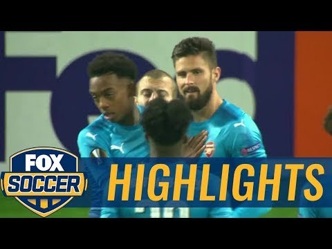BATE Borisov vs. Arsenal | 2017-18 UEFA Europa League Highlights[Euro]