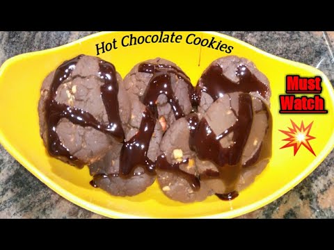 Hot Chocolate Cookies | Chocolaty | Lockdown Special | #Fehmeeda