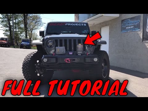 UNLOCK THE POWER! Jeep Wrangler JL Superchips Tuning Install & Trail Dash 2