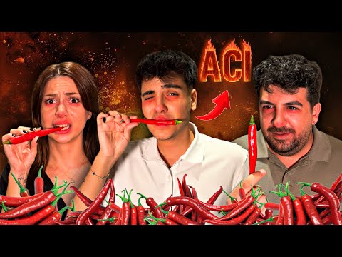 24 SAAT BOYUNCA ACILI YEMEK YEDİK!!🌶️ Melih Yıldırım | Sıla Beyoğlu | Serkan 