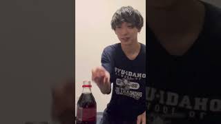 【ドッキリ】友達と炭酸無しメントスコーラをやった結果反応が面白かったwww