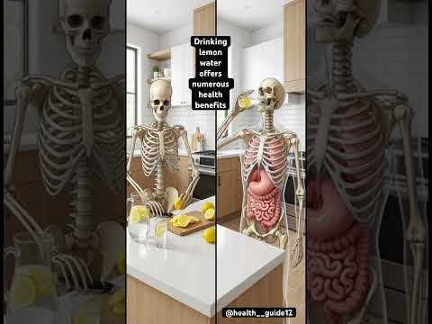 Drinking lemon water offers numerous health benefits.