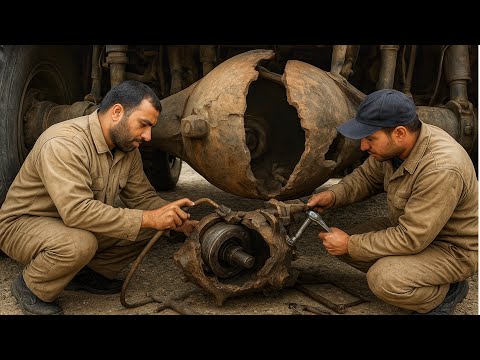 Rear Axle Tube broken & Repair | Heavy Duty Truck Restoration