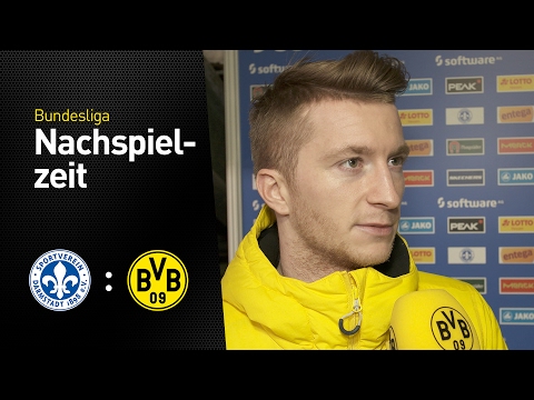 Ein enttäuschter Marco Reus nach dem 1:2 in Darmstadt | Darmstadt 98 - BVB 2:1