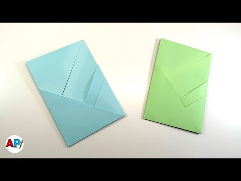 Come fare una busta di carta elegante | Origami semplice