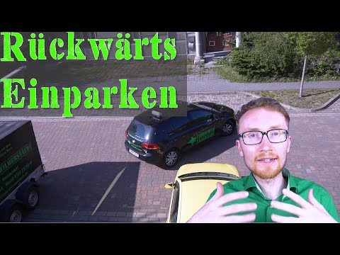 Reverse right parking perpendicular + Correction / Parking / Driving school