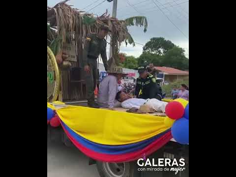 una apuesta especial de parte de la Policía Nal y la Gobernación de Sucre.CUADROS VIVOS DE GALERAS