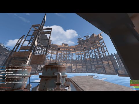 How we got foundation wiped with 1600+ rockets in a 9v50 raid defence Rustopia EU Large