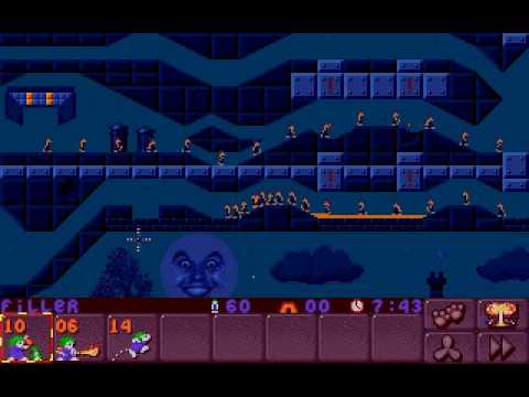 DOS Game: Lemmings 2 - The Tribes